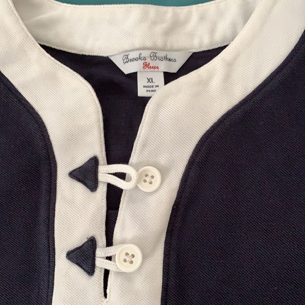 Brooks Brothers Navy Blue Short Sleeve Tee - Picture 3 of 3